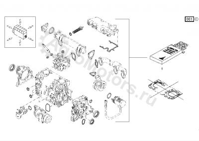 02931434 Комплект прокладок  Вид 2