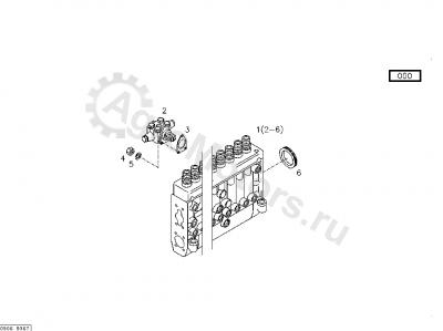 02931460 Насос ручной подкачки Вид 1