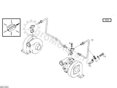 02424762 Фланец смазки турбины Вид 1