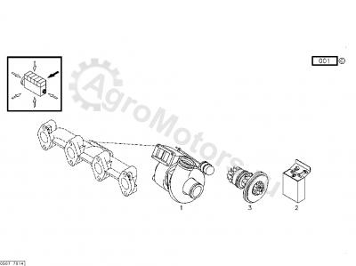 01319962 Часть турбины Вид 1