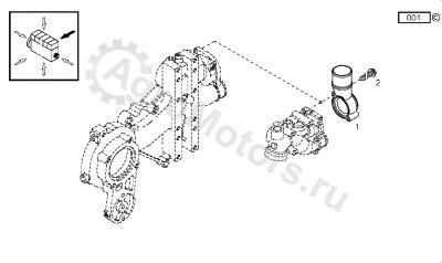 0019929860 Корпус термостата Вид 1