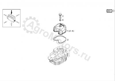 04238234 Крышка клапанная Вид 1 04238234 Крышка клапанная Вид 1