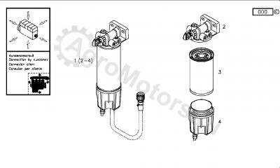 04291642 ORIGINAL DEUTZ Фильтр топливный Вид 1