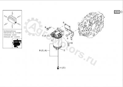 04506917 Фильтр в сборе c насосом  Вид 2