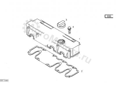 04198969 Прокладка клапанной крышки Вид 1