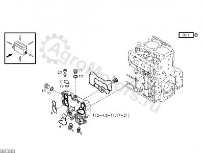 04254803 Прокладка теплообменника Вид 2