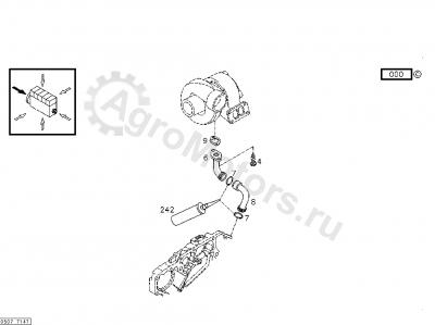 04284455 Трубка возвратная Вид 1