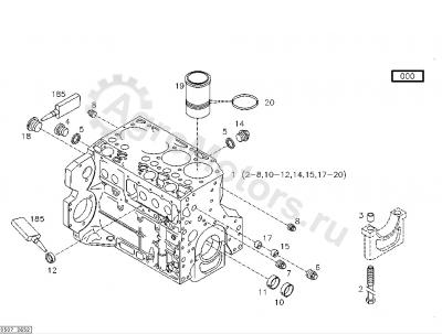 04251254 Болт коренной Deutz Original Вид 2