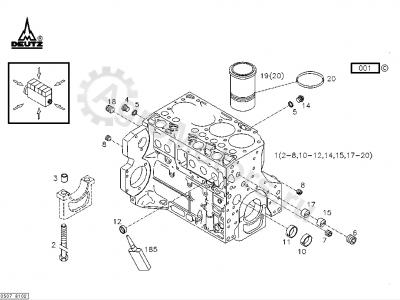 04282826 Блок двигателя Вид 2