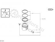 04501093 Кольца поршневые