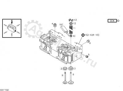04153728 Маслосъемный колпачок Вид 2 04153728 Маслосъемный колпачок Вид 2