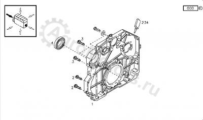 F836200210090 Сальник коленвала Вид 1