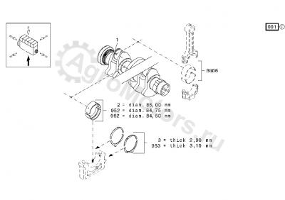 04501008 Коленвал кованный Вид 2