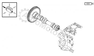 04293678 Распредвал Вид 2
