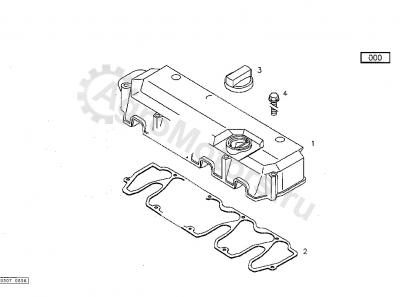 04205895 Прокладка крышки клапанов металл Вид 2