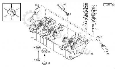 04293366 ГБЦ  Вид 2