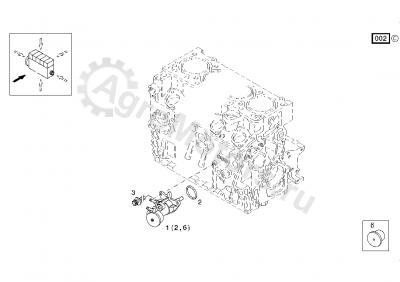 04287257 Насос топливный Вид 1 04287257 Насос топливный Вид 1