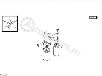 01174423 Фильтр топливный ORIGINAL DEUTZ Вид 2 01174423 Фильтр топливный ORIGINAL DEUTZ Вид 2