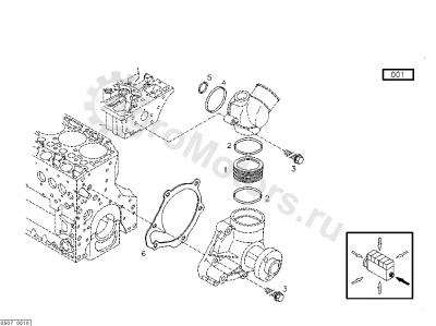 04200486 Втулка водяного насоса Вид 2 04200486 Втулка водяного насоса Вид 2