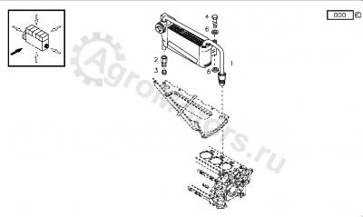 04157695 Радиатор масляный Вид 2