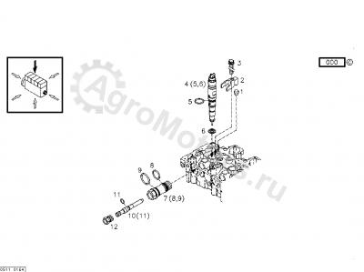 04902825 Форсунка Вид 1