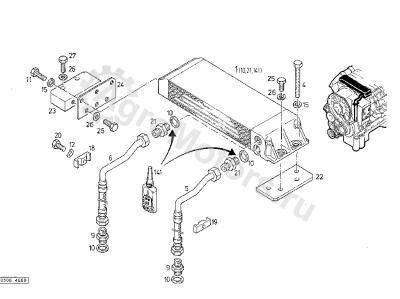 04185803 Радиатор масляный Вид 1 04185803 Радиатор масляный Вид 1