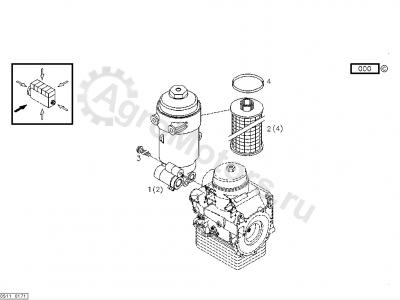 02931530 Фильтр топливный ORIGINAL DEUTZ Вид 2 02931530 Фильтр топливный ORIGINAL DEUTZ Вид 2