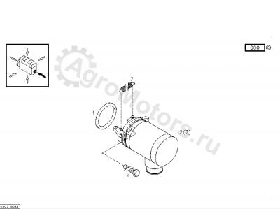 04103822 Клапан электромагнитный останова 24V Вид 2