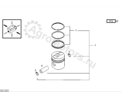 02422187 Поршень Вид 1
