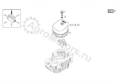 F149200210240 Крышка клапанная Вид 1