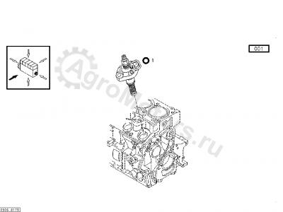 04179573 Насос топливный Вид 1 04179573 Насос топливный Вид 1