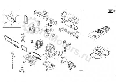 02931277 Комплект прокладок  Вид 1