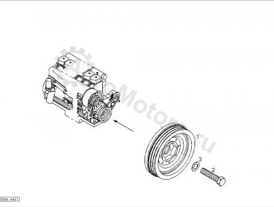 F395200310040 Шкив коленчатого вала Вид 1