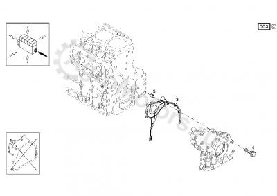 04504325 Прокладка маслонасоса металл Вид 2