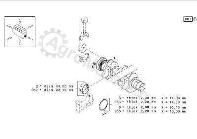 02931331 Полукольца упорные Вид 2 02931331 Полукольца упорные Вид 2