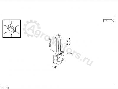 02108088 Втулка шатуна Вид 2
