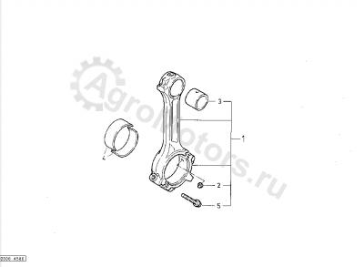 02138563 Втулка шатуна Вид 1