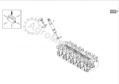 0019924120 Форсунка топливная Вид 1