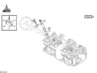 04286251 Форсунка топливная Вид 2 04286251 Форсунка топливная Вид 2