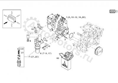 04235206 Насос топливный Вид 1 04235206 Насос топливный Вид 1