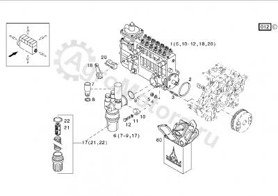 04234301 Насос топливный Вид 1