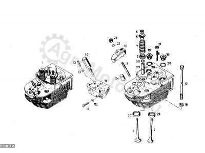 03369305 Пружина клапанов головки Вид 1