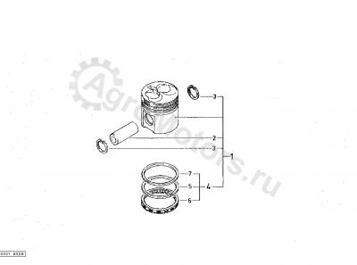 02233660 Палец поршневой Вид 1