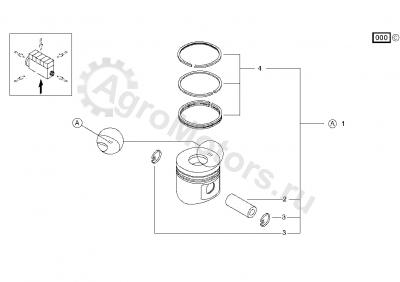 04300321 Поршень Вид 1