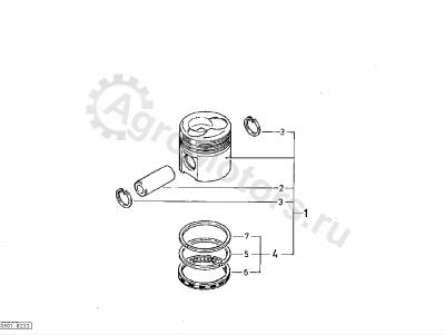 04159106 Поршень Вид 1